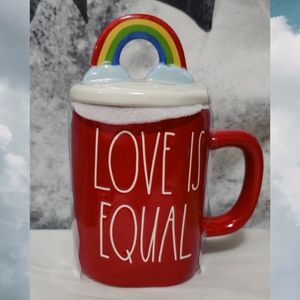 🌈Rae Dunn Rainbow 'Love is Equal' Mug